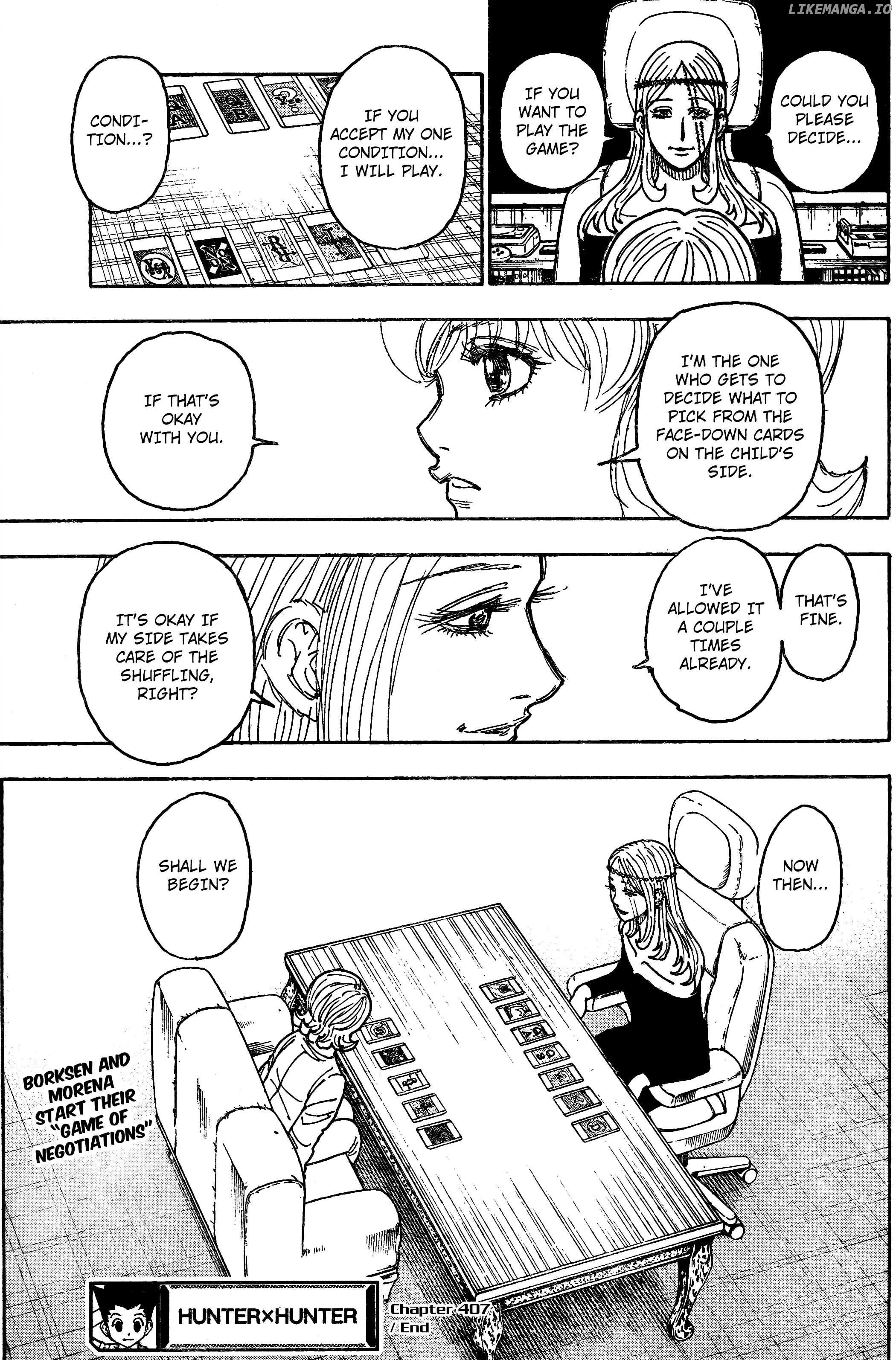 Hunter x Hunter, Chapter 407 image 18